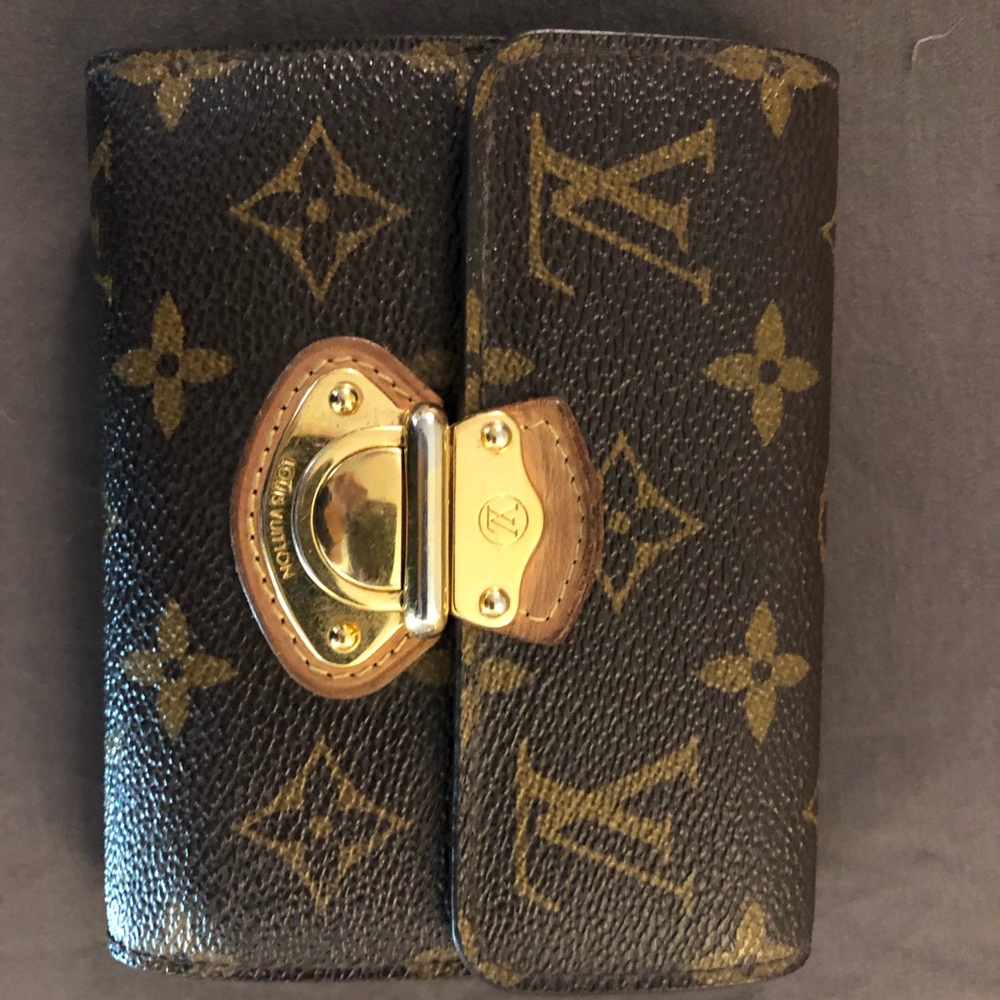 Authentic Louis Vuitton Monogram Compact Wallet